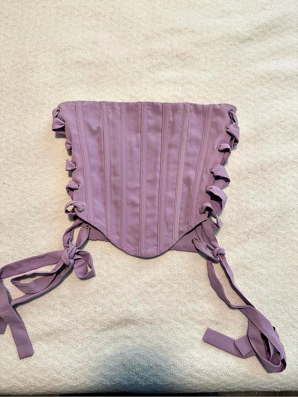 Meshki Corset Top in Purple Size XXS Like New